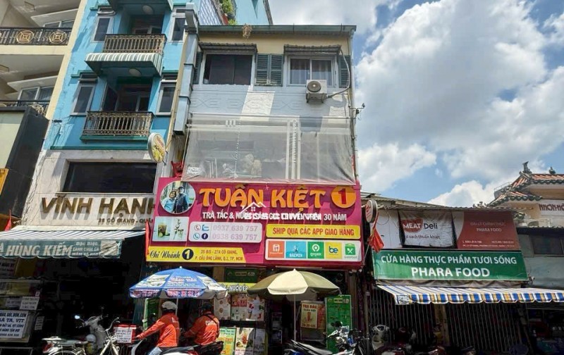 Bán Nhà 27A Mặt Tiền Cô Giang 10,3m2 . 2TẦNG, P.Cầu Ông Lãnh. Q 1